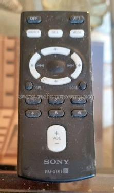 Remote Control RM-X151; Sony Corporation; (ID = 3122904) Misc