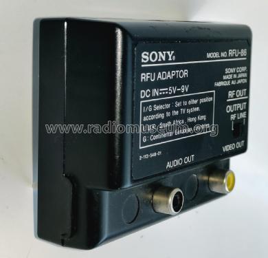 RFU Adaptor RFU-86 Converter Sony Corporation; Tokyo