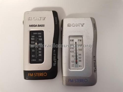 Mega Bass FM Stereo SRF-S83; Sony Corporation; (ID = 3007838) Radio