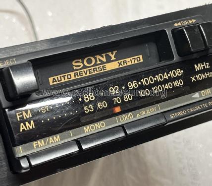 Stereo Cassette Receiver XR-170; Sony Corporation; (ID = 2839652) Car Radio