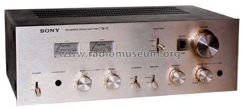 TA-11; Sony Corporation; (ID = 2606141) Ampl/Mixer