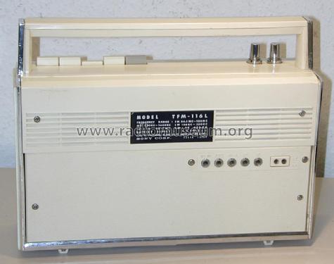 FM/AM Three Band 11 Transistor TFM-116L; Sony Corporation; (ID = 2481909) Radio