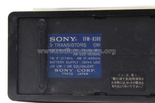 TFM-8300; Sony Corporation; (ID = 2999700) Radio