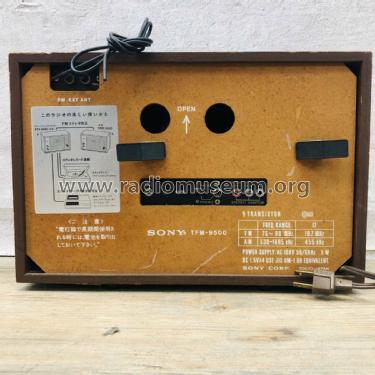 Solid State AC/Battery TFM-9500 and STA-9500; Sony Corporation; (ID = 2460731) Radio