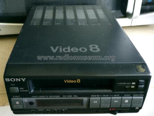 Sony Video8 EV-P10E 8mm Video Cassette Player Vintage Non Testé
