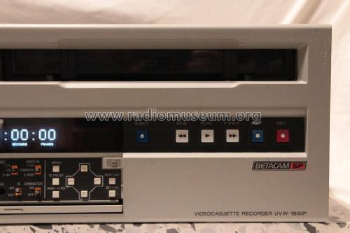 Videocassette Recorder BetacamSP UVW-1800P; Sony Corporation; (ID = 2324523) R-Player