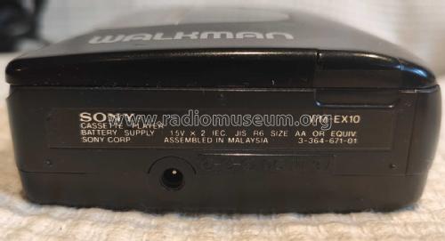 Walkman Cassette Player WM-EX10; Sony Corporation; (ID = 2623701) Reg-Riprod