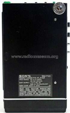 Walkman WM-F103; Sony Corporation; (ID = 2585583) Radio