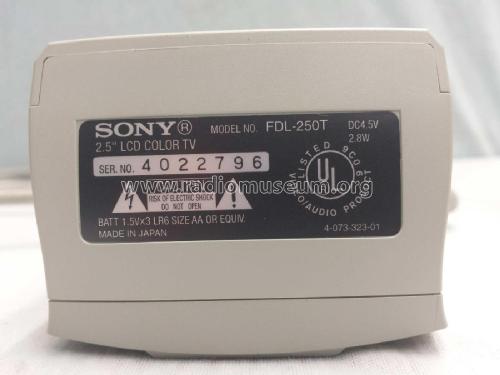 Watchman FDL-252T; Sony Corporation; (ID = 2234380) Television