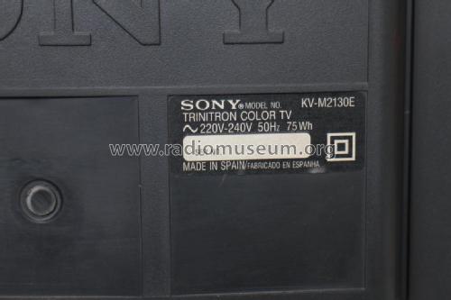 KV-M2130E; Sony España; Hispano (ID = 1734582) Television