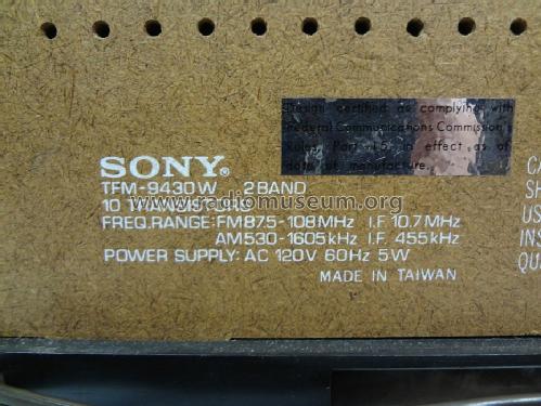 2 Band 10 Transistor TFM-9430W; Sony Corporation; (ID = 1420781) Radio