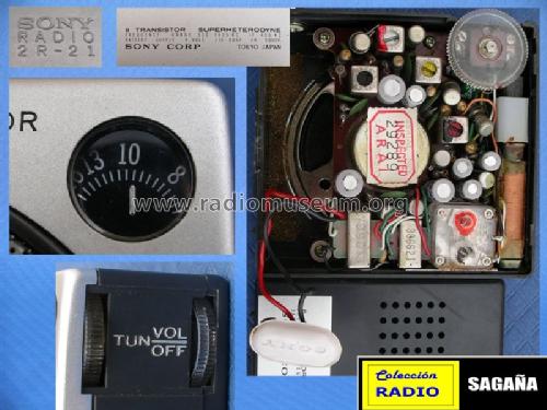 8 Transistor 2 R-21; Sony Corporation; (ID = 689739) Radio