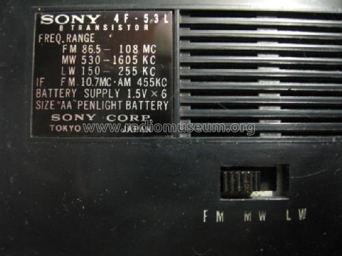 4 F-53 L; Sony Corporation; (ID = 1586748) Radio