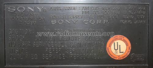 7FC-89W; Sony Corporation; (ID = 2023055) Radio