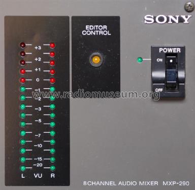 8-Channel Audio Mixer MXP-290; Sony Corporation; (ID = 1827047) Ampl/Mixer