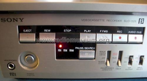 Videocassette Recorder SLO-325; Sony Corporation; (ID = 672406) R-Player