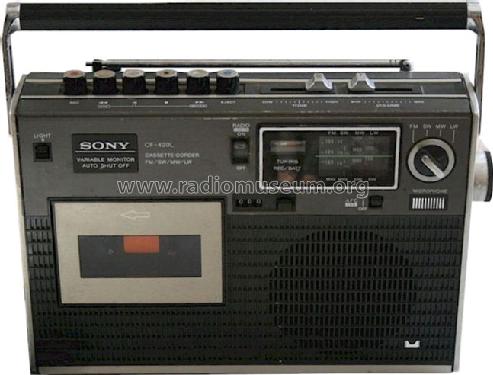 Cassette-Corder 4 Bands CF-420L; Sony Corporation; (ID = 659988) Radio