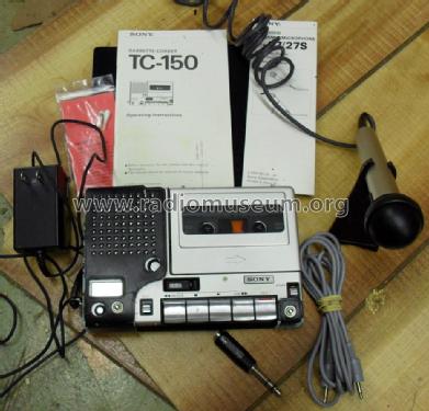 Cassette Corder TC-150A; Sony Corporation; (ID = 1478929) Reg-Riprod