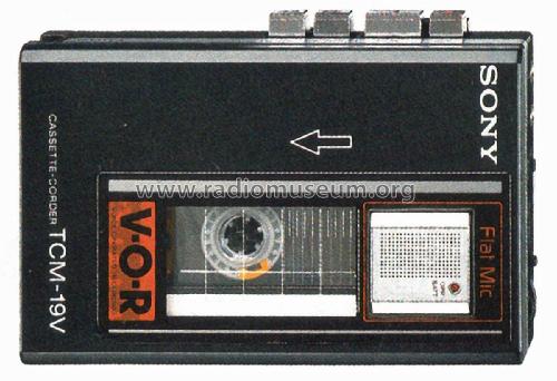 Cassette-Corder TCM-19V; Sony Corporation; (ID = 1977033) Enrég.-R