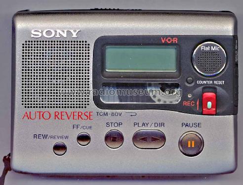 Cassette-Corder TCM-80V; Sony Corporation; (ID = 1007647) R-Player