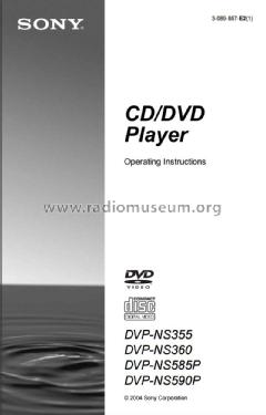 CD/DVD Player DVP-NS590P; Sony Corporation; (ID = 1928768) R-Player