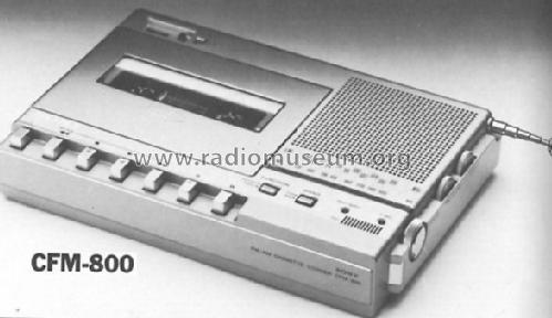 FM/AM Cassette-Corder CFM-800; Sony Corporation; (ID = 388573) Radio