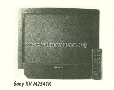 Colour Television KV-M2541K; Sony Corporation; (ID = 1212767) Fernseh-E