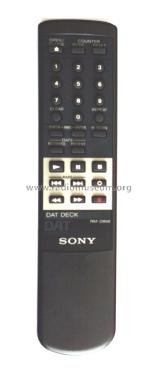 DAT Deck Remote RM-D868; Sony Corporation; (ID = 1837813) Misc