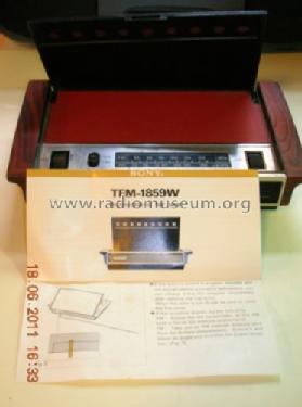 Desk Top FM/AM Radio TFM-1859W; Sony Corporation; (ID = 1043936) Radio