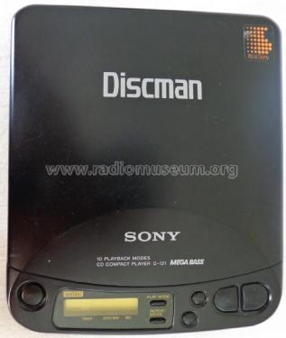 Discman D-121; Sony Corporation; (ID = 1747422) Ton-Bild