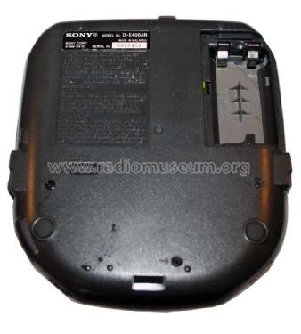 Discman D-E400AN; Sony Corporation; (ID = 1467663) Sonido-V