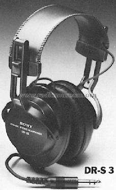 Dynamic Stereo Headphones DR-S 3; Sony Corporation; (ID = 388601) Speaker-P