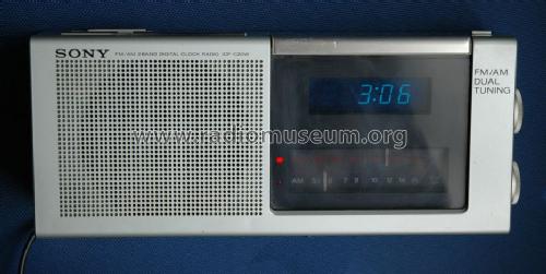 FM/AM 2 Band Digital Clock Radio ICF-C20W; Sony Corporation; (ID = 1409372) Radio