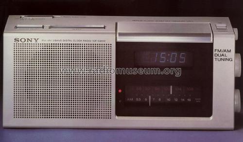 FM/AM 2 Band Digital Clock Radio ICF-C20W; Sony Corporation; (ID = 2092791) Radio