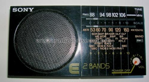 FM/AM 2Band Pocket Sized Portable Radio ICF-12; Sony Corporation; (ID = 1347463) Radio