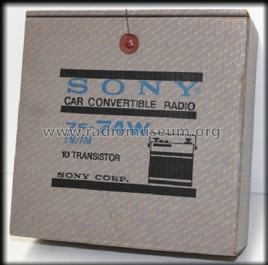 FM/AM Car Convertible Radio 7F-74W; Sony Corporation; (ID = 1533775) Radio