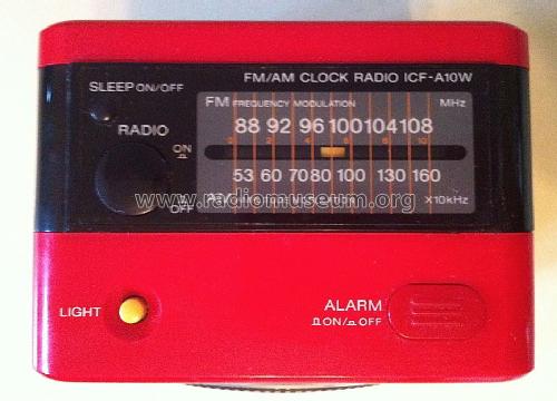 FM/AM Clock Radio ICF-A10W; Sony Corporation; (ID = 1464735) Radio