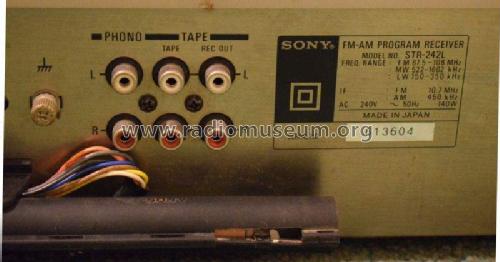 FM-AM Program Receiver STR-242L; Sony Corporation; (ID = 2067097) Radio