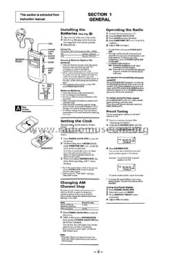 FM/AM Radio SRF-M90; Sony Corporation; (ID = 1807369) Radio