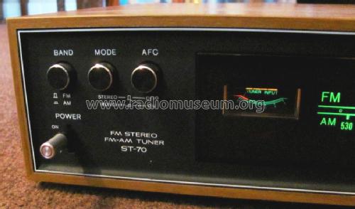 FM/AM Stereo Tuner ST-70; Sony Corporation; (ID = 1975245) Radio