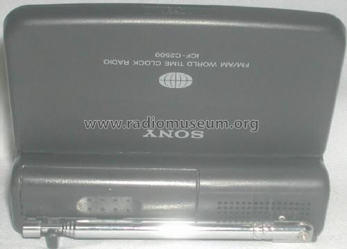 FM/AM World Time Clock Radio ICF-C2500 Radio Sony Corporation