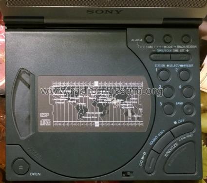 FM/MW 2Band CD Clock radio ICF-CD2000 Radio Sony Corporation