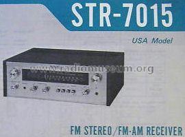 FM Stereo / FM-AM Receiver STR-7015; Sony Corporation; (ID = 828083) Radio