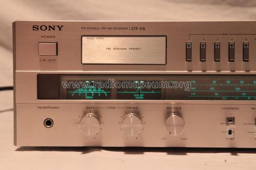 FM Stereo/FM-AM Receiver STR-V3L; Sony Corporation; (ID = 1951405) Radio