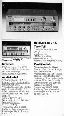 FM Stereo/FM-AM Receiver STR-V5; Sony Corporation; (ID = 1720082) Radio