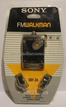 FM Stereo Walkman SRF-36; Sony Corporation; (ID = 1734398) Radio