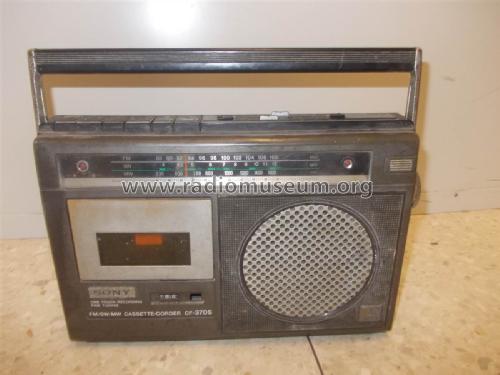 FM/SW/MW Cassette-Corder CF-370S; Sony Corporation; (ID = 2090773) Radio