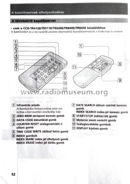 Handycam - Video Camcorder CCD-TR511E; Sony Corporation; (ID = 1827475) Reg-Riprod