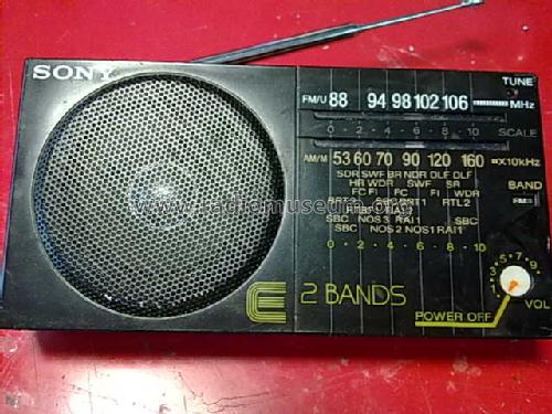 FM/AM 2Band Pocket Sized Portable Radio ICF-12; Sony Corporation; (ID = 1051399) Radio