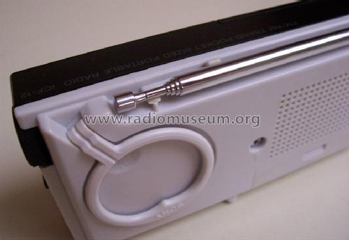 FM/AM 2Band Pocket Sized Portable Radio ICF-12; Sony Corporation; (ID = 1217348) Radio